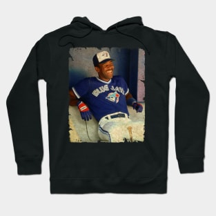 Joe Carter in Toronto Blue Jays Hoodie